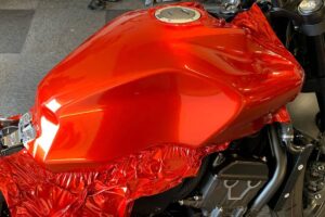 Motorcycle fairing wrap